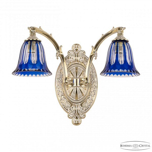 Люстра бронзовая 7211B12/2/210 GW P2 D Clear-Blue/H-1H