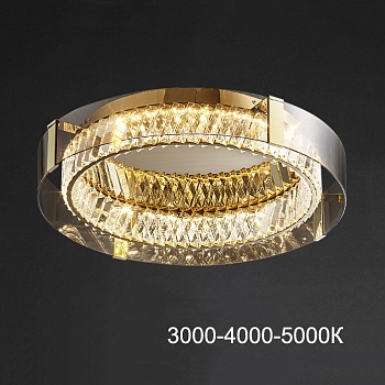 Потолочная люстра PERSEY D45 Amber Трехцветный свет by ImperiumLoft