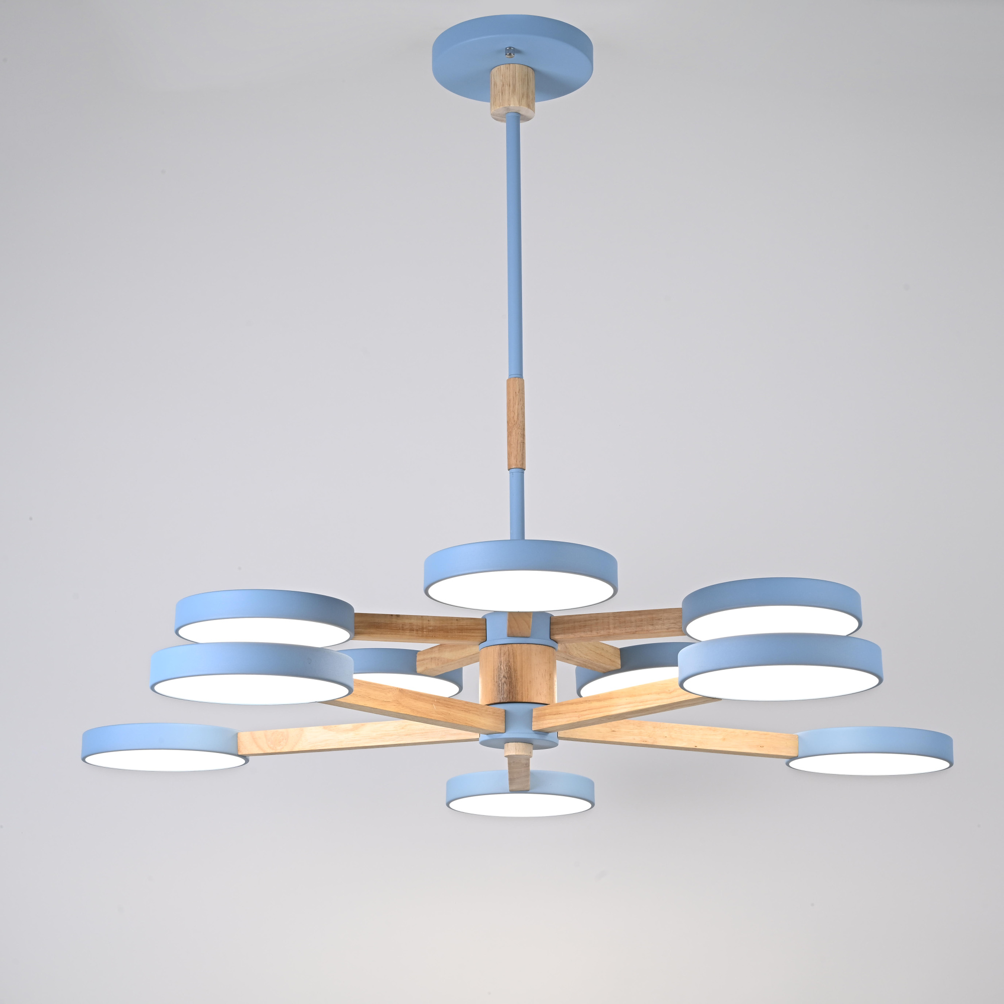 Подвесная люстра TURNA DBL L10 Blue by ImperiumLoft