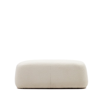 Martina Пуф для ног из необработанной ткани букле 123 x 85 см La Forma (ex Julia Grup)