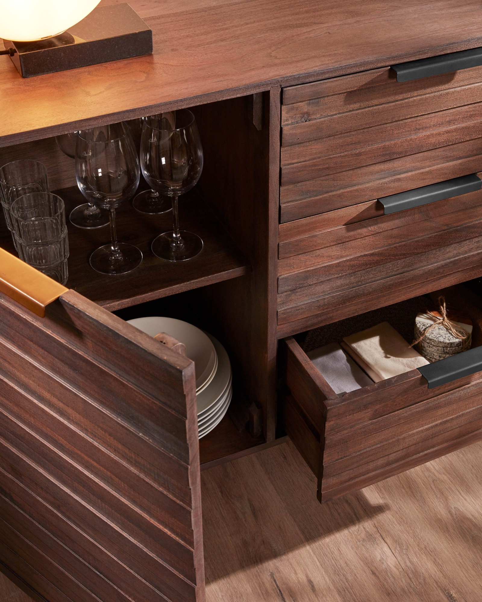 Набор Cataleg из 4 подставок под кружки мрамор многоцветный La Forma (ex Julia Grup)