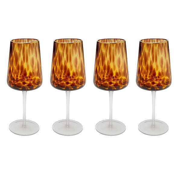 Бокал для вина Caramel (4/part) KARE 46143