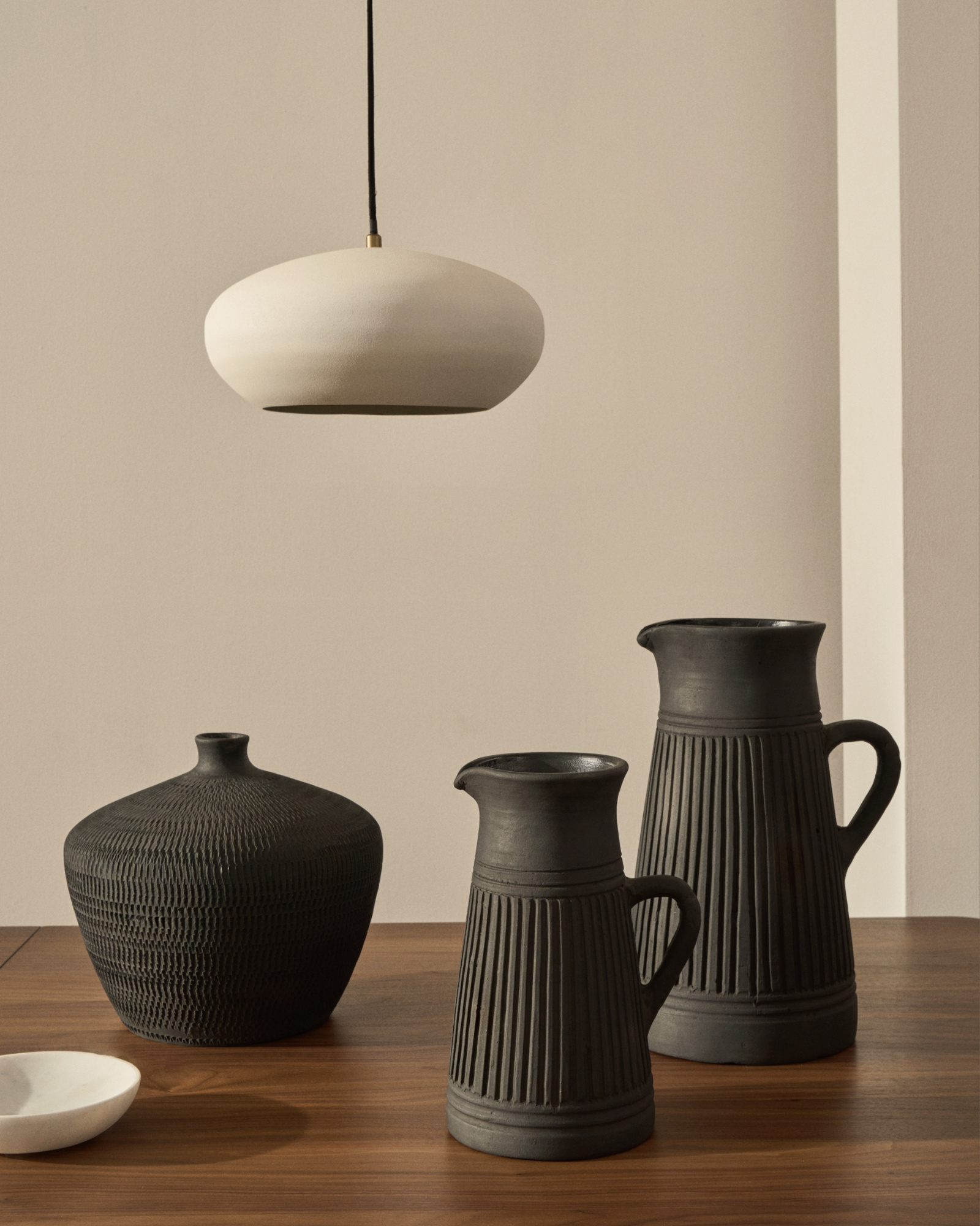 Подвесной светильник Inda из металла в белом цвете Ø 30 La Forma (ex Julia Grup)