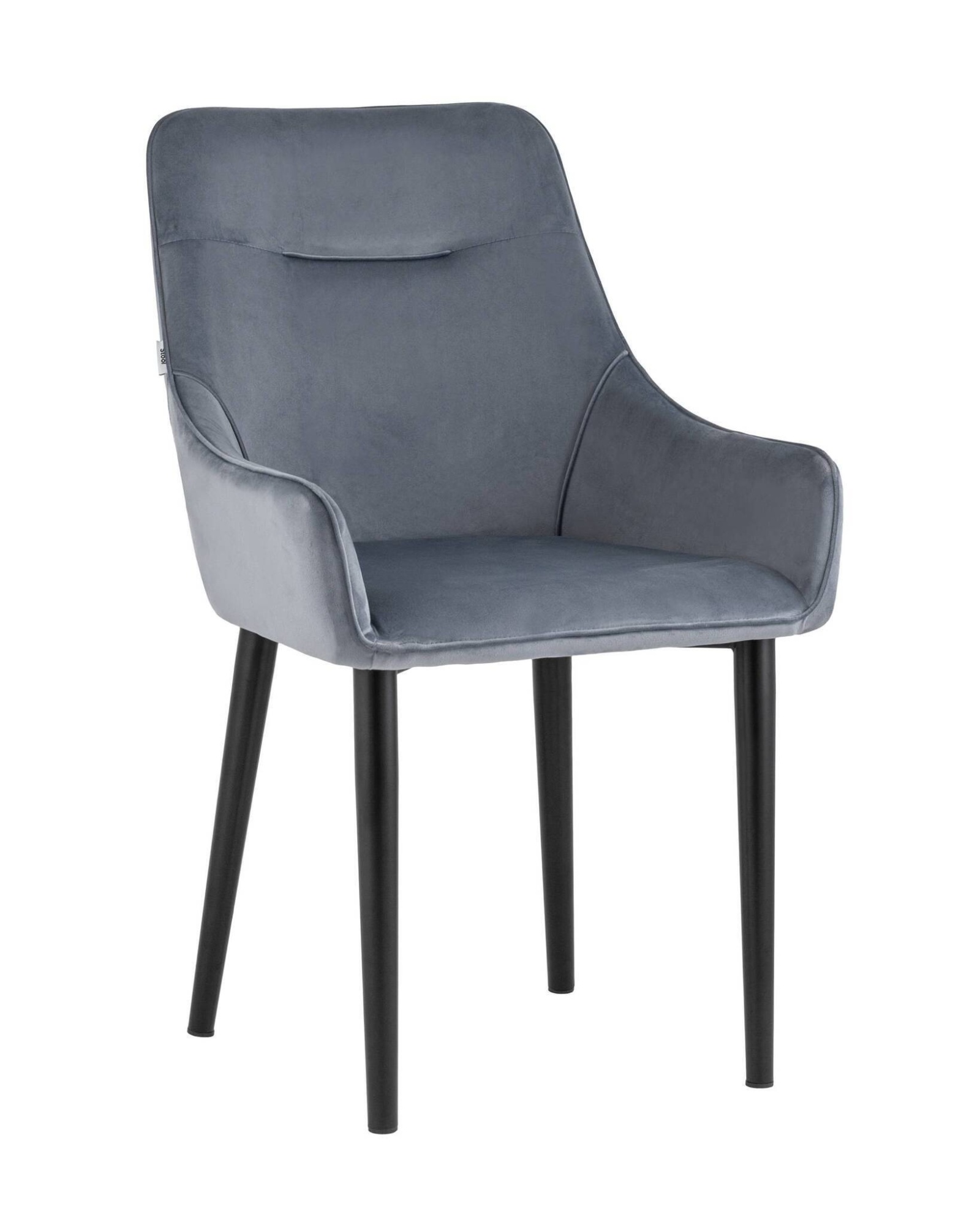 Стул Джоан велюр серый Stool Group