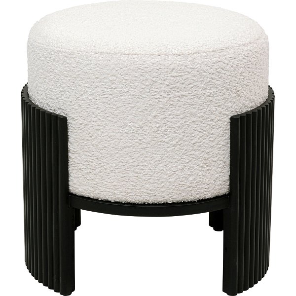 Пуф Samu Black Ø43cm KARE 70934