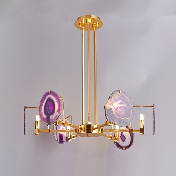 Люстра на штанге AGATE 4 Purple 6 by ImperiumLoft