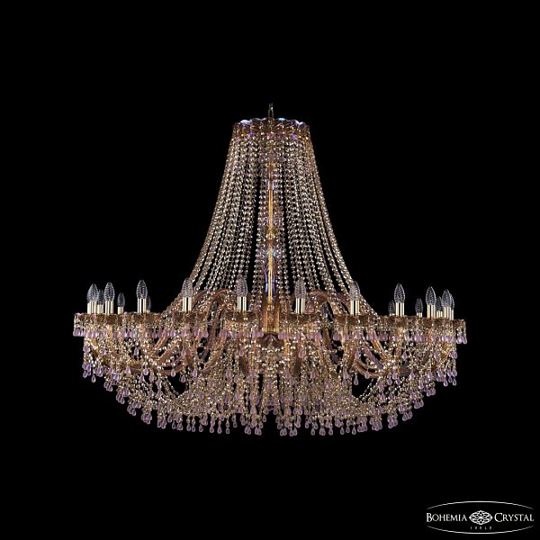 Люстра хрустальная 1410/24/530 G V7010 M777 Bohemia Ivele Crystal