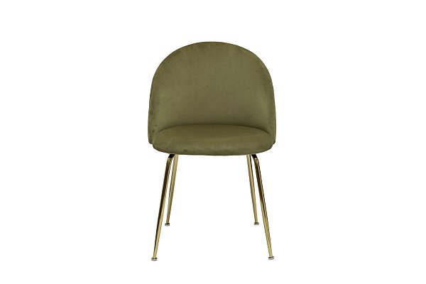 Стул велюровый оливковый на металлических ножках Garda Decor 30C-301-1G OLV