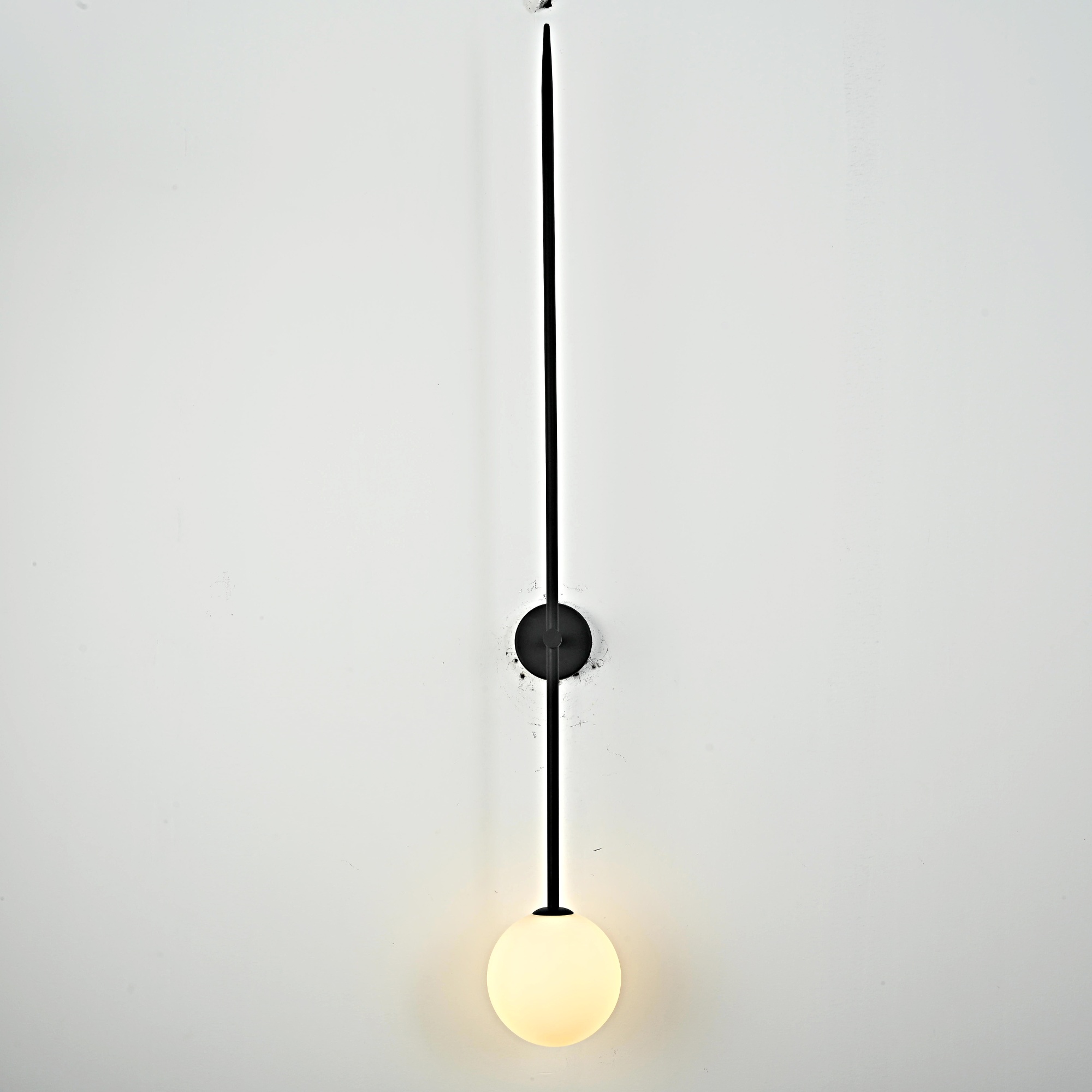 Настенный Светильник Lines Ball 100 Black By Imperiumloft