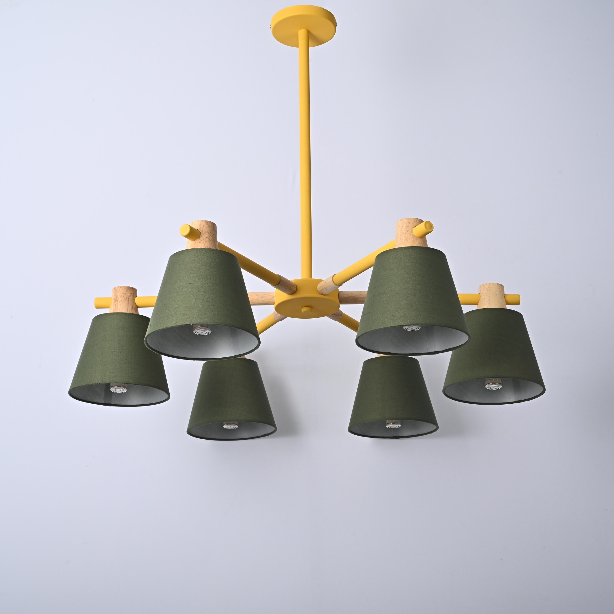 Потолочная Люстра На Штанге Natura A Green 6 By Imperiumloft