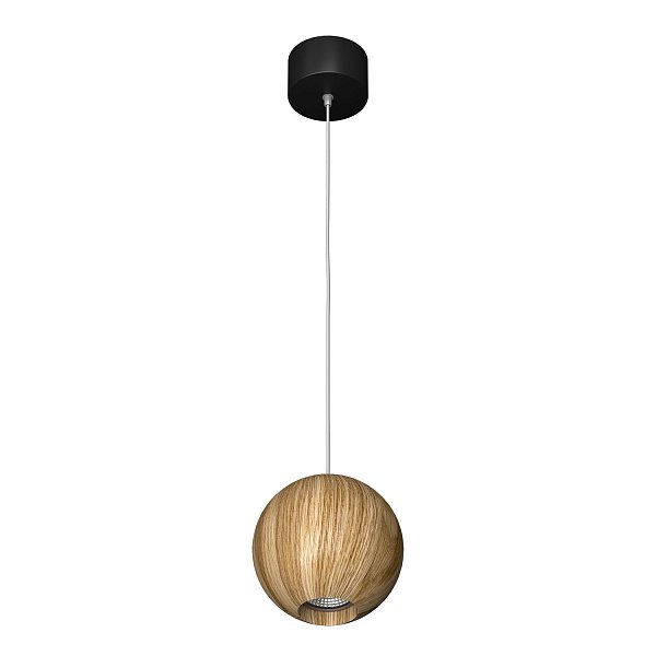 Подвесной (накладной) светодиодный светильник Ledron SPACE R110 Wooden Black