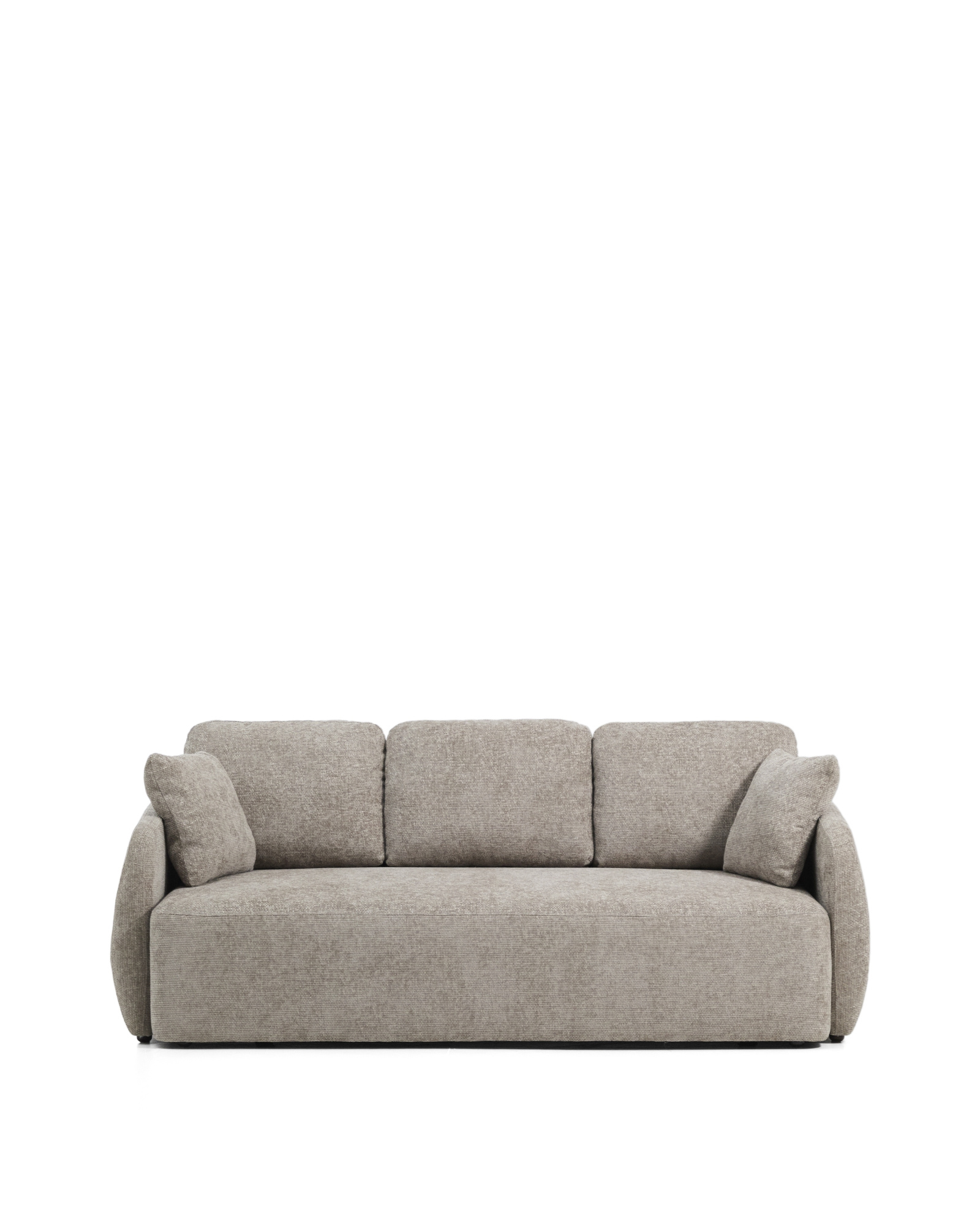 Трехместный диван-кровать Laira из бежевой синели, 218 см La Forma 453041