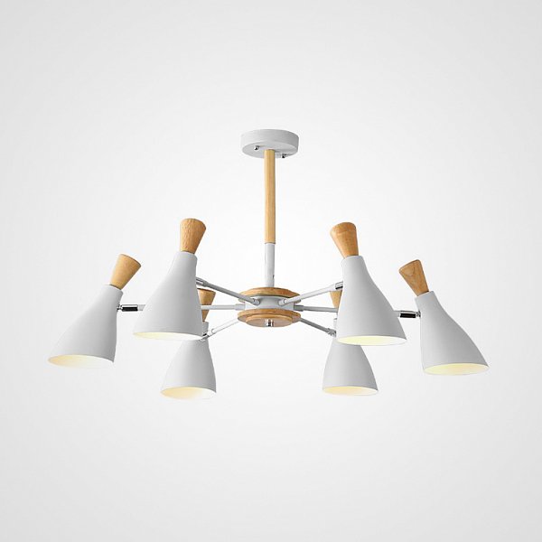 Люстра на штанге TUNE L6 White by ImperiumLoft