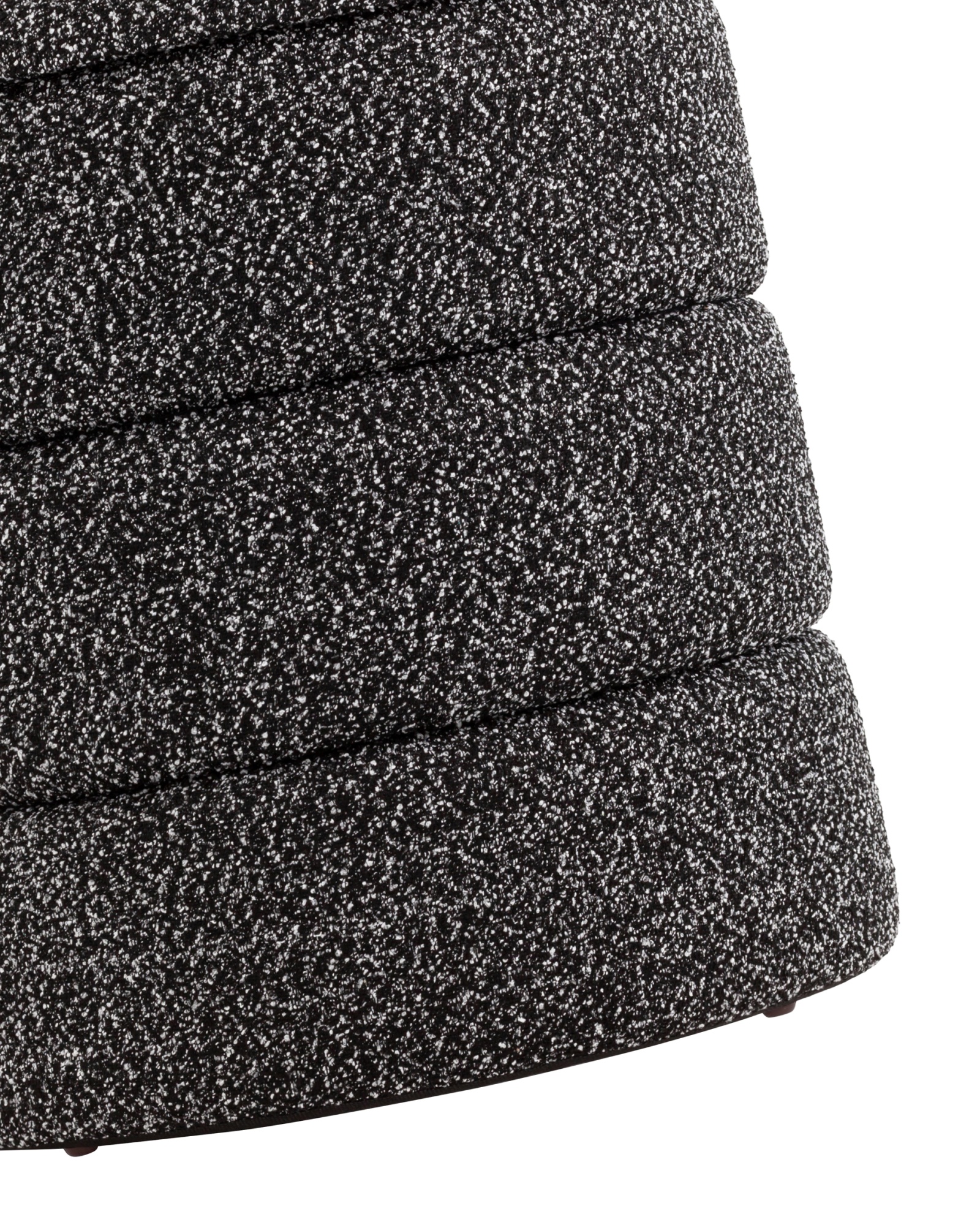 Пуф с ящиком Hive S букле черный меланж Stool Group