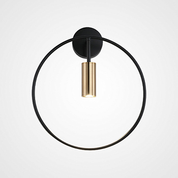 Настенный светильник VELMA D28 Black Gold by ImperiumLoft