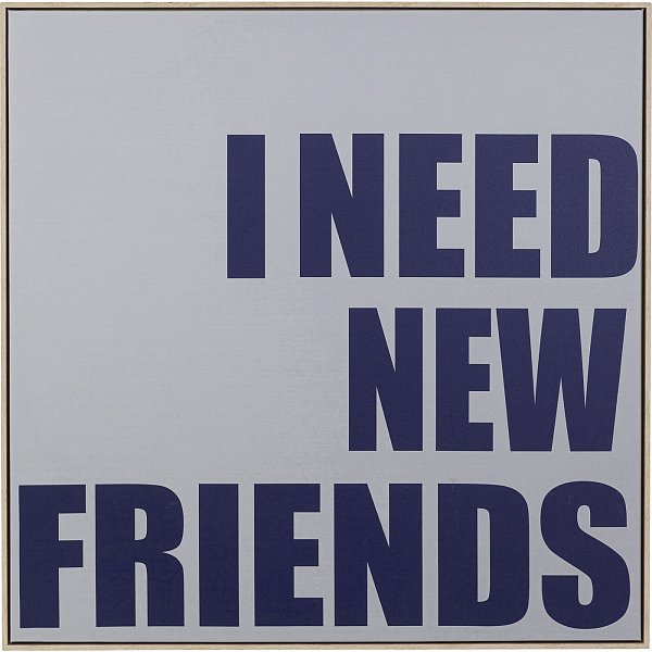 Картина New Friends 80x80cm KARE 56829