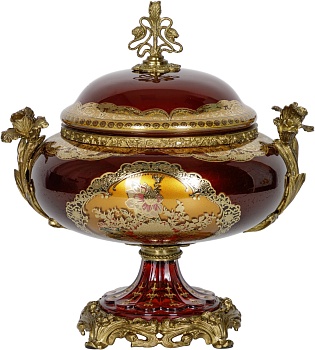 Чаша с крышкой Glasar 61-013