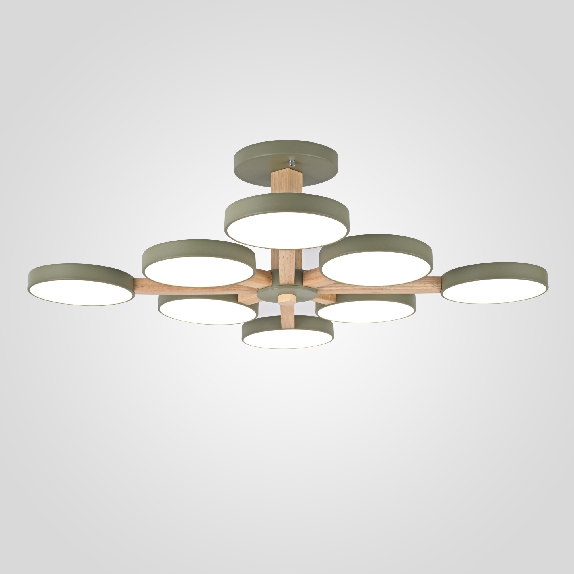 Потолочный светильник TURNA L8 Khaki by ImperiumLoft