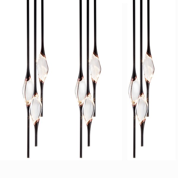 Подвесной светильник  Delight Collection Pezzo 9 pearl black