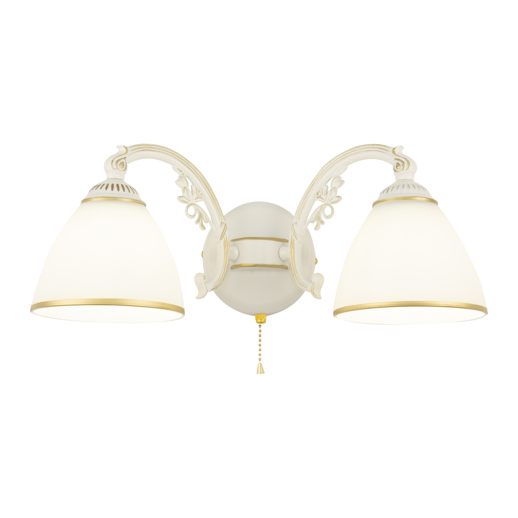 Бра с плафонами 341837/2W WT+G Arte Milano