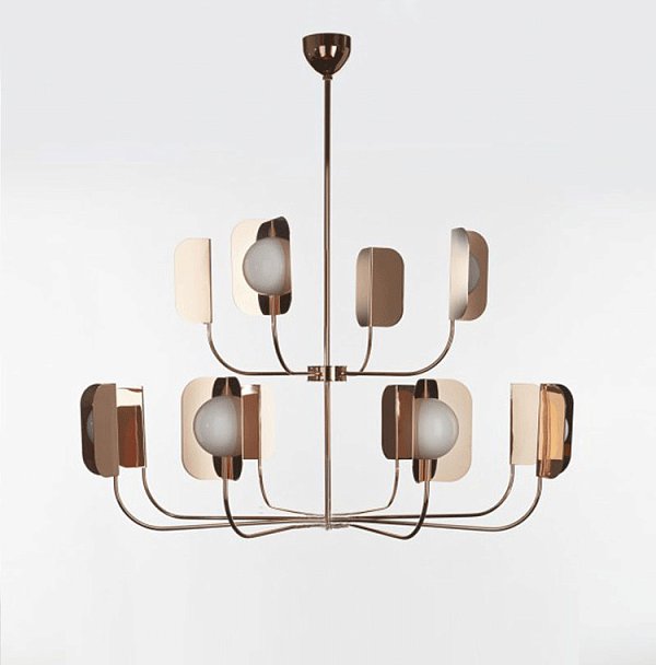 Люстра на штанге Chandeliers LEAF D120 by ImperiumLoft