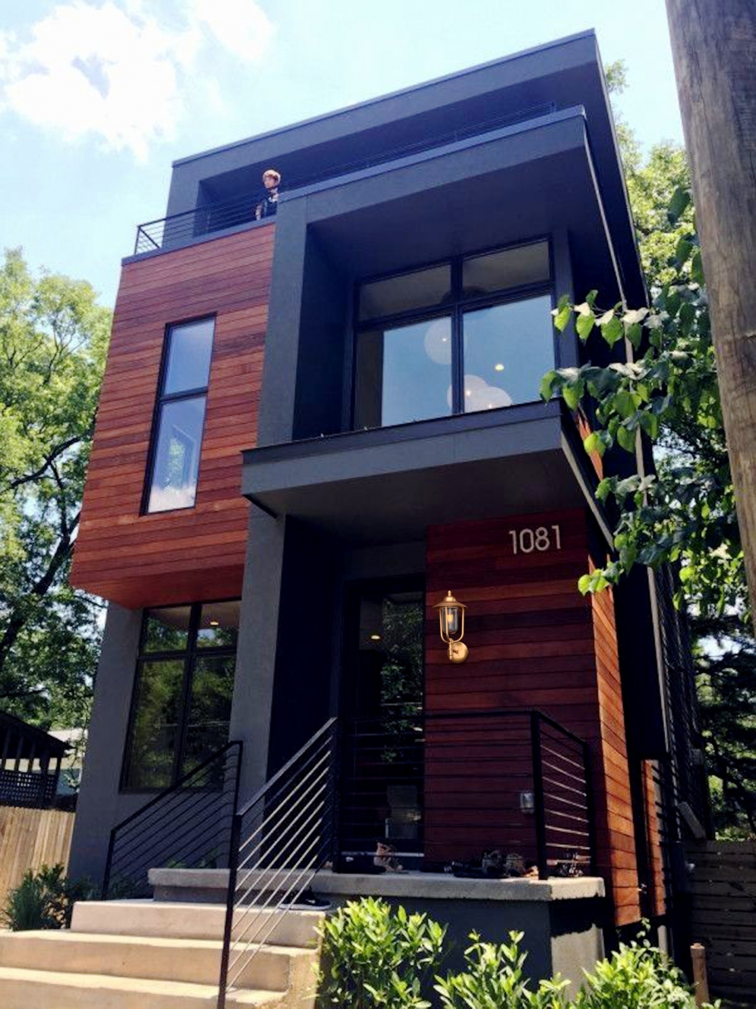 Настенный уличный светильник Covali WL-30972