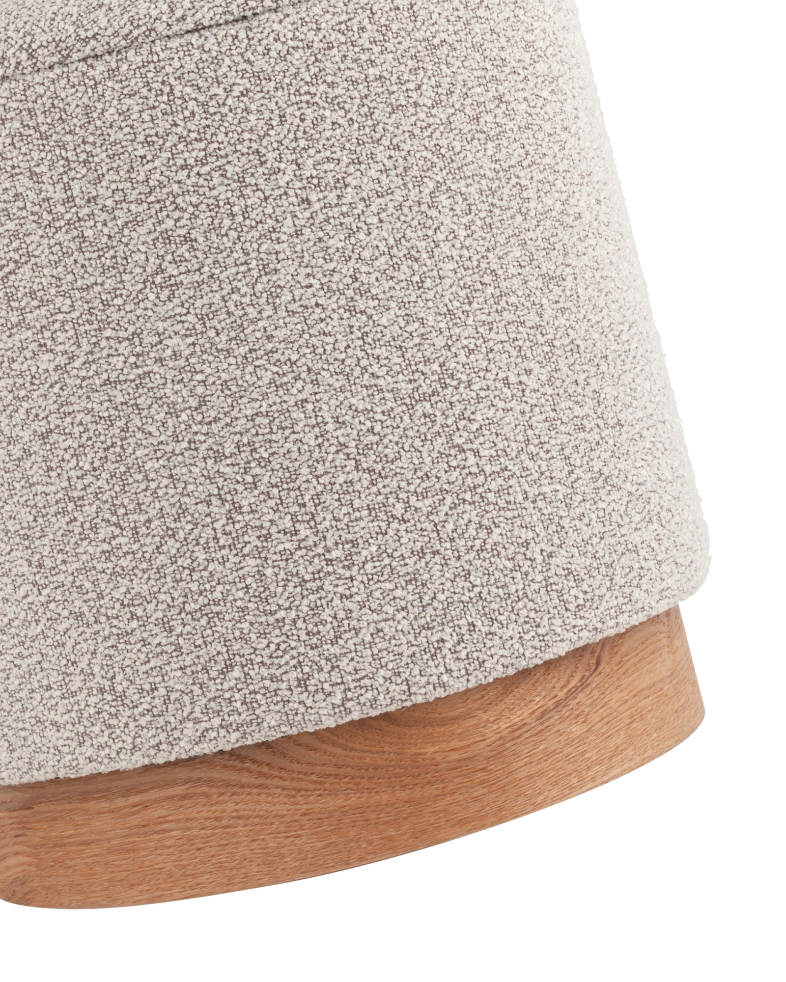 Пуф с ящиком Холли S букле бежевый Stool Group