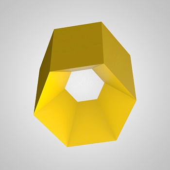 Потолочный светильник HEXAGON B H20 Yellow by ImperiumLoft