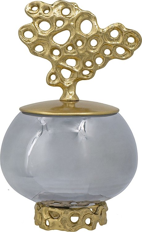 Чаша с крышкой Glasar 83152