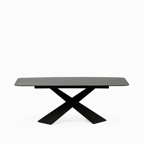 Обеденный стол COSMO S-Tyr7-200х100-N-CM-PVC-SUP-MS-typeA-arcR100-1