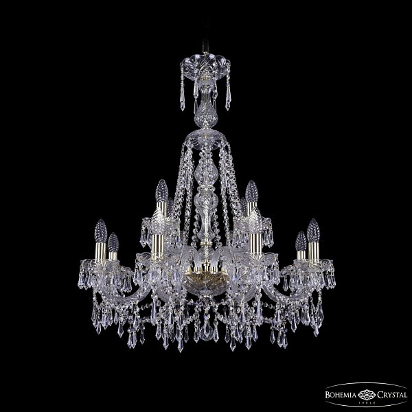 Люстра хрустальная 1403/8+4/240/XL-80 G