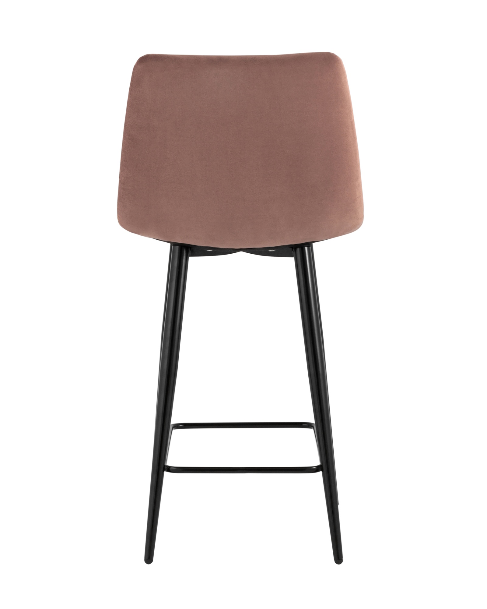 Стул полубарный Джанго велюр пыльно-розовый высота сиденья 60 см Stool Group