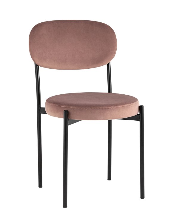 Стул Бриф велюр пыльно-розовый Stool Group