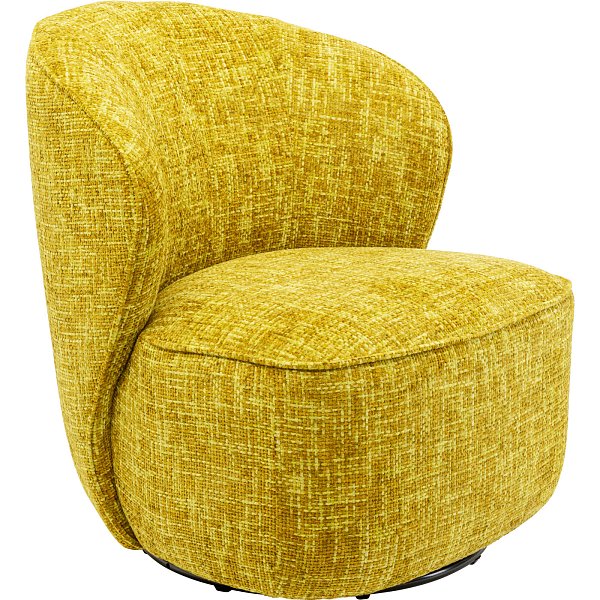 Кресло вращающееся Ellie Yellow KARE 70547