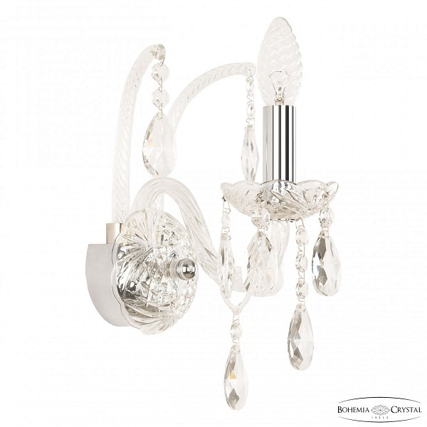 Бра хрустальные 105B/1/141 Ni Bohemia Ivele Crystal