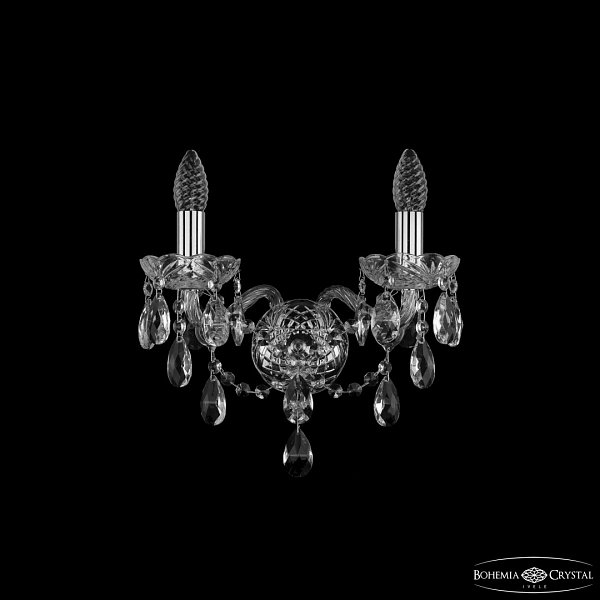 Бра хрустальные 1415B/2/141 Ni Bohemia Ivele Crystal