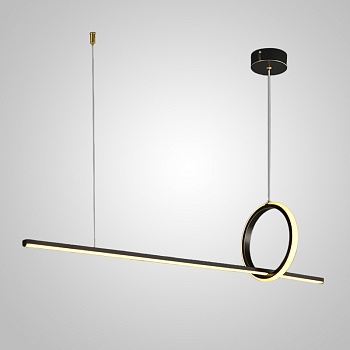 Подвесной светильник MOFFIT B LONG L90 Black by ImperiumLoft