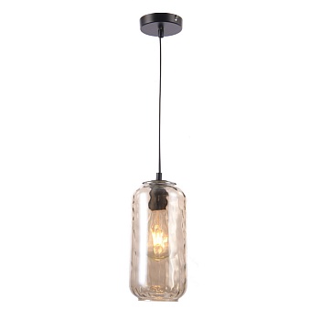 Подвесной светильник Escada 10177/1S Black/Cognac