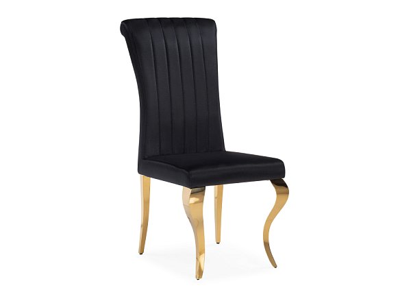 Стул Woodville Lund black / gold 15383