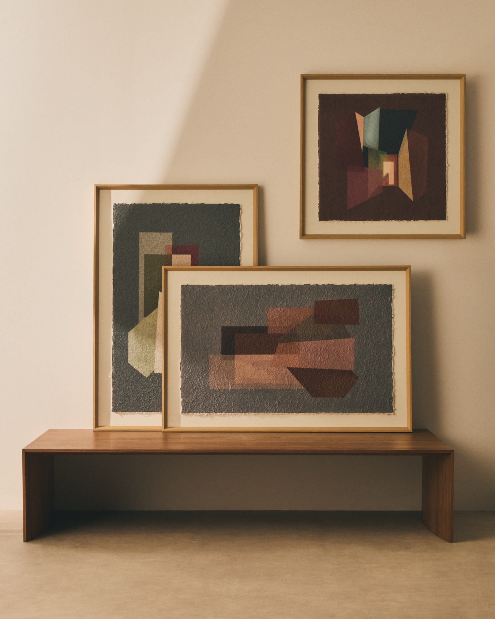 Многоцветная картина Veluni из переработанной бумаги 60 x 60 см La Forma (ex Julia Grup)