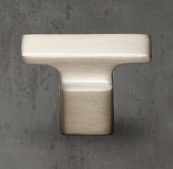 Ручка-кнопка Restoration Hardware Colliers L.3.8 Satin Nickel