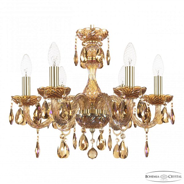 Люстра хрустальная 117/6/165 G M777 Bohemia Ivele Crystal