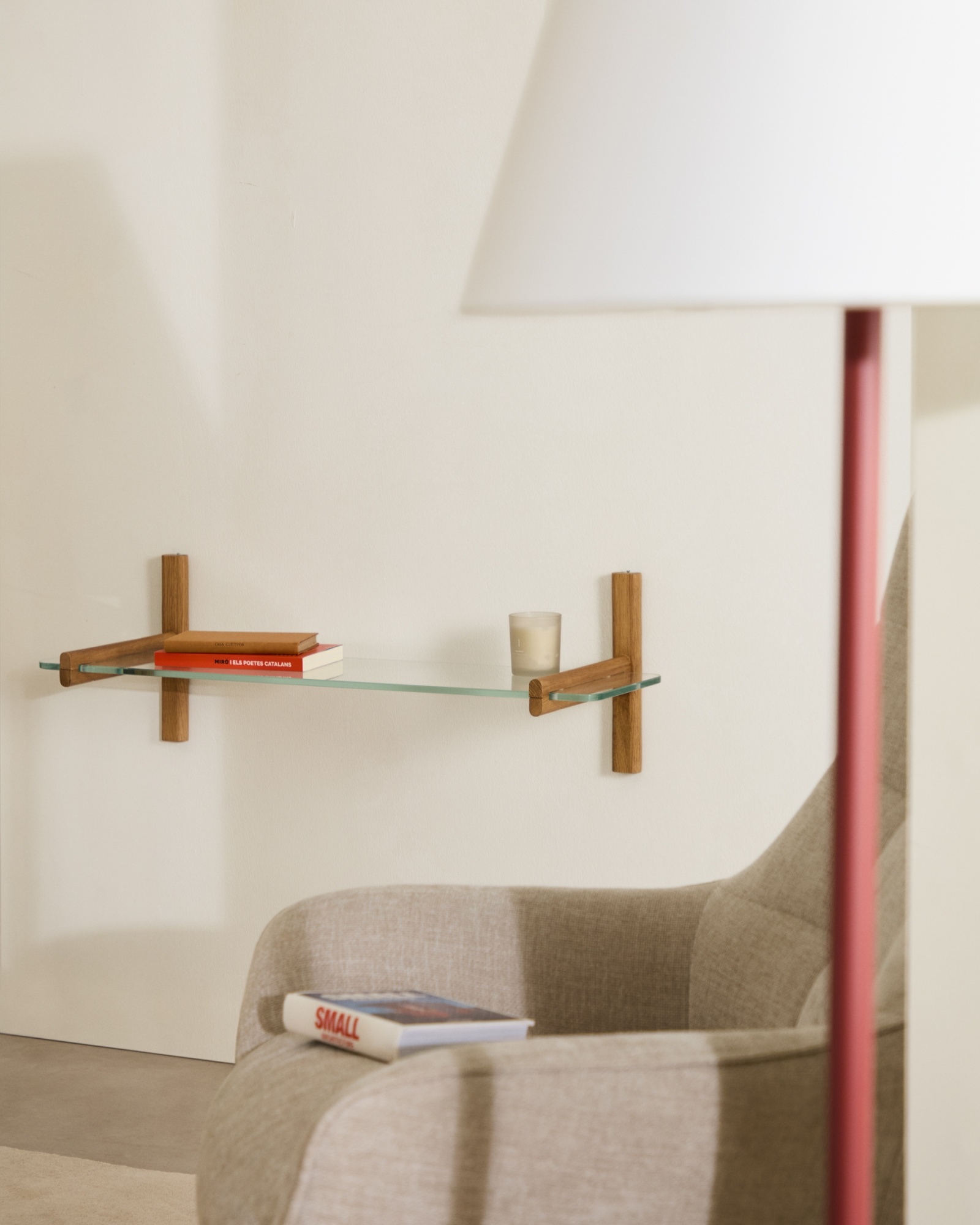 Модульная полка Sitra из массива дуба La Forma (ex Julia Grup)