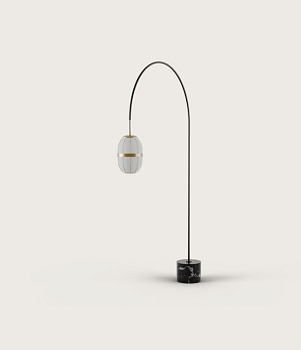 Торшер Pull P1249 Matt black/Aged gold Aromas del Campo