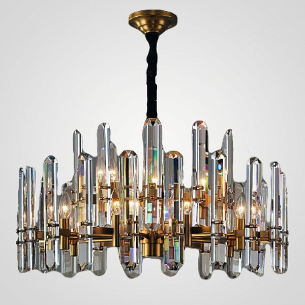 Люстра RH BONNINGTON Chandelier natural brass D900 by ImperiumLoft