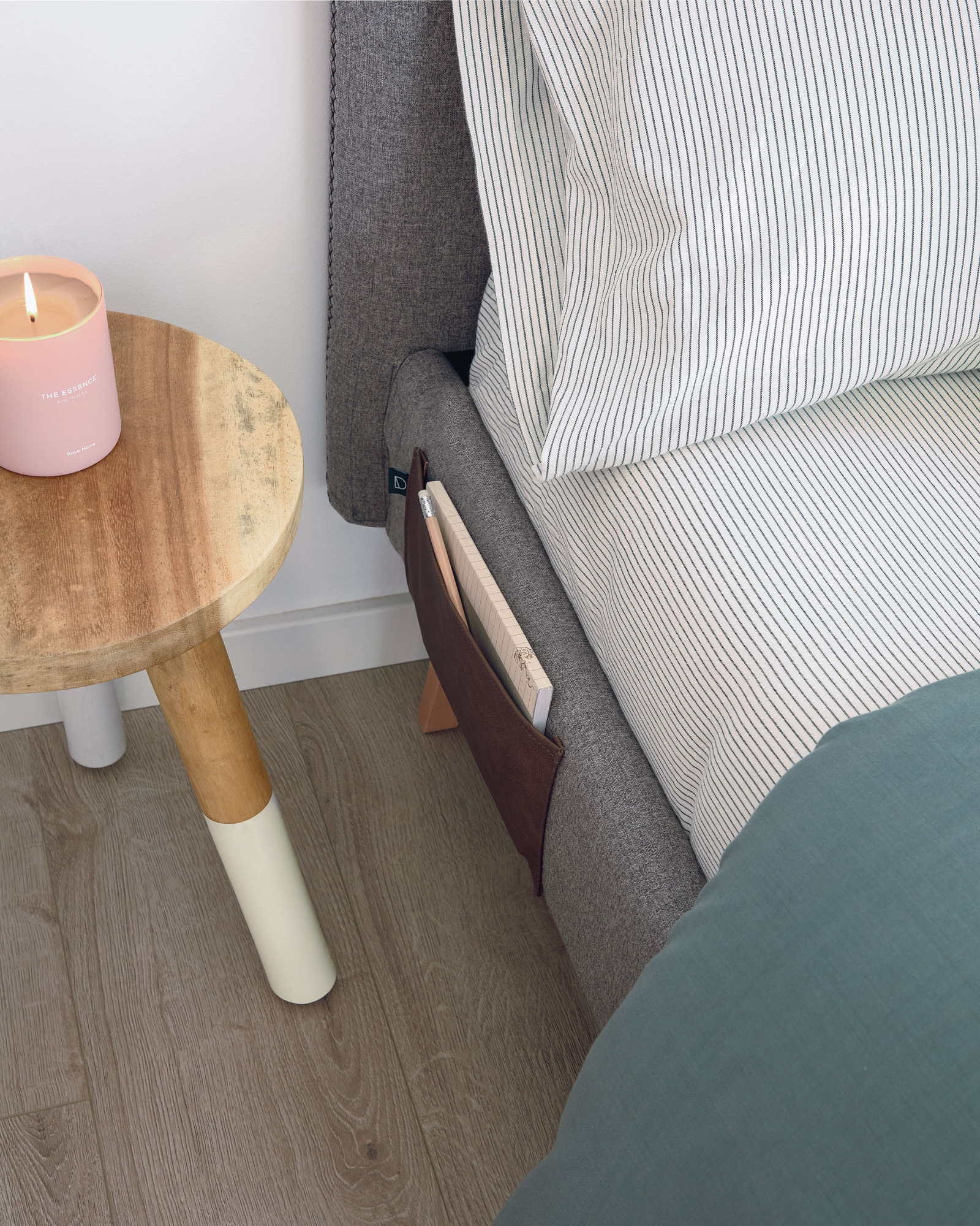 Кровать Lydia 150х190 серая La Forma (ex Julia Grup)