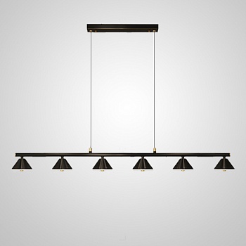 Подвесной светильник GENRE LONG L6 Black by ImperiumLoft