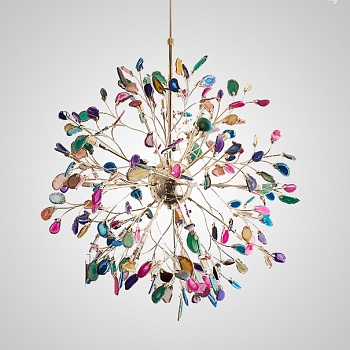 Потолочная люстра AGATE 8 L18 Multicolor by ImperiumLoft