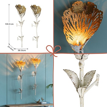 Светильники настенные, набор Glasar GB96023CE-F4