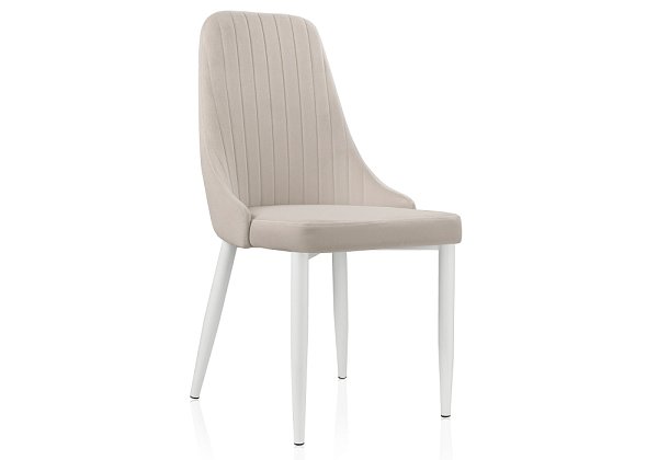 Стул Woodville Kora white / beige 15222